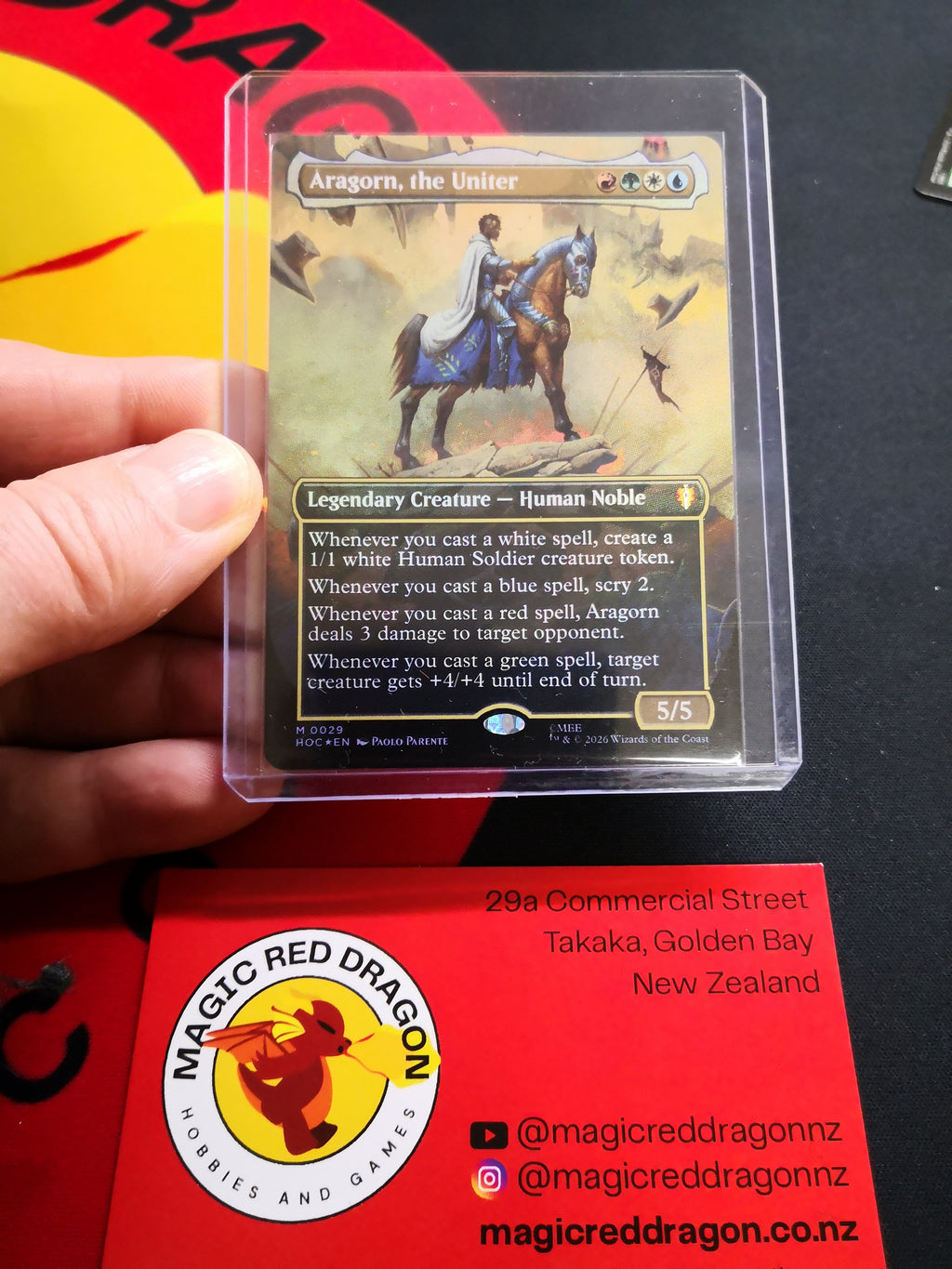 Aragorn, The uniter - Borderless Foil - NM