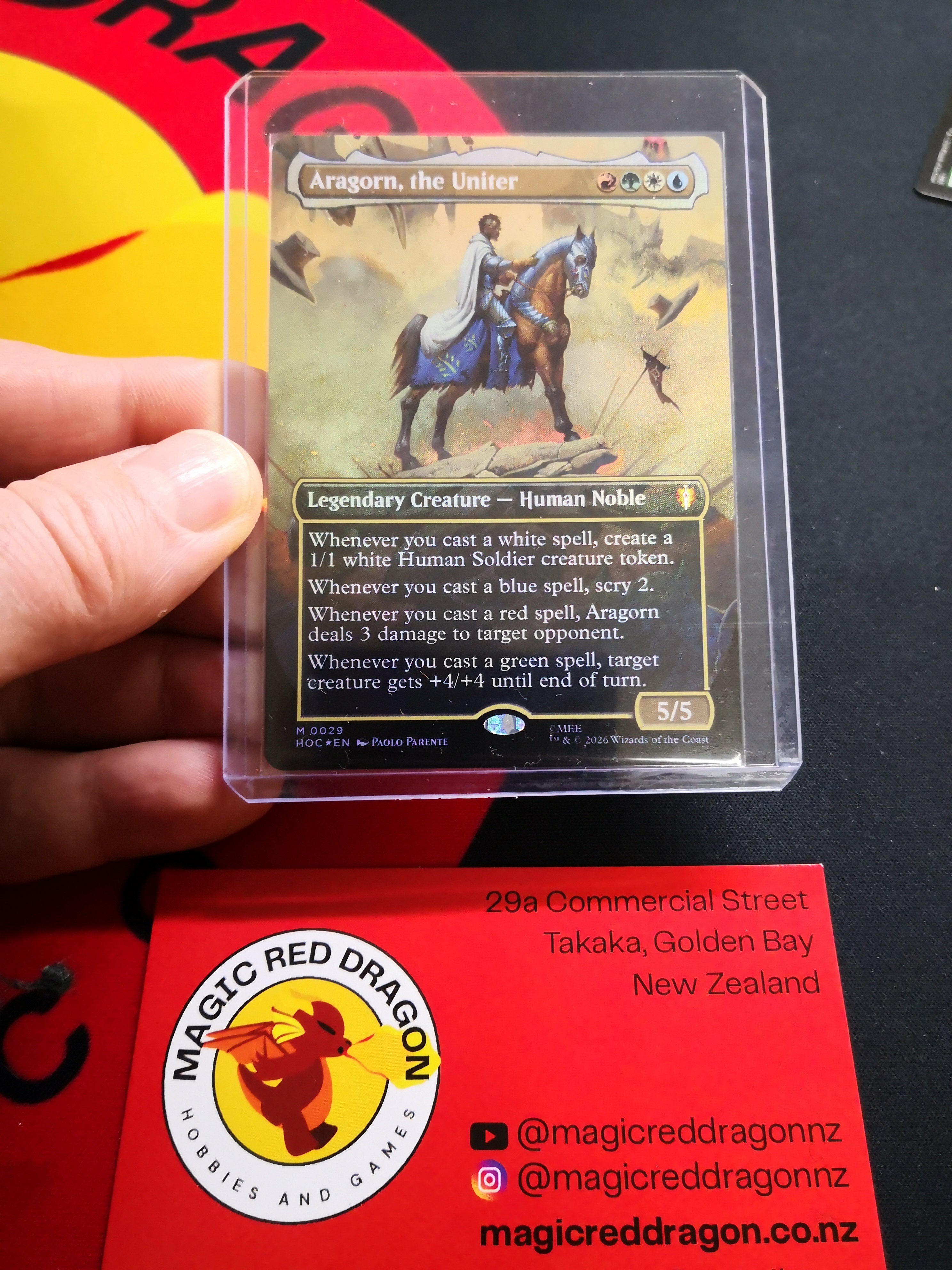 Aragorn, The uniter - Borderless Foil - NM