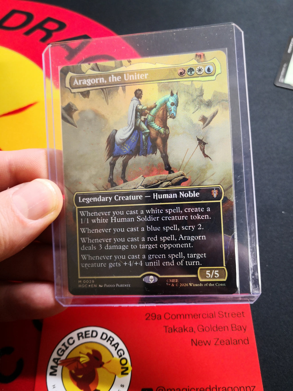 Aragorn, The uniter - Borderless Foil - NM