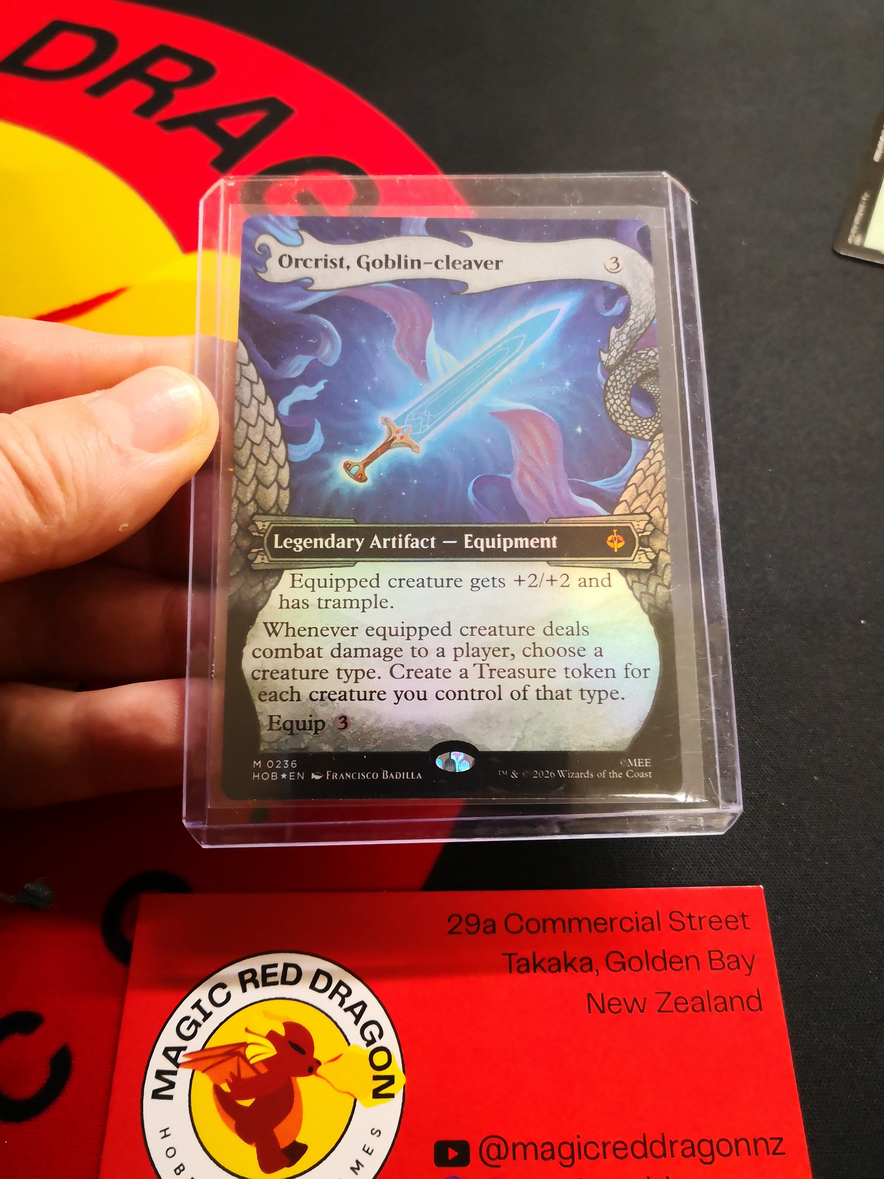 Orcrist, Goblin-Cleaver - Borderless Foil - NM