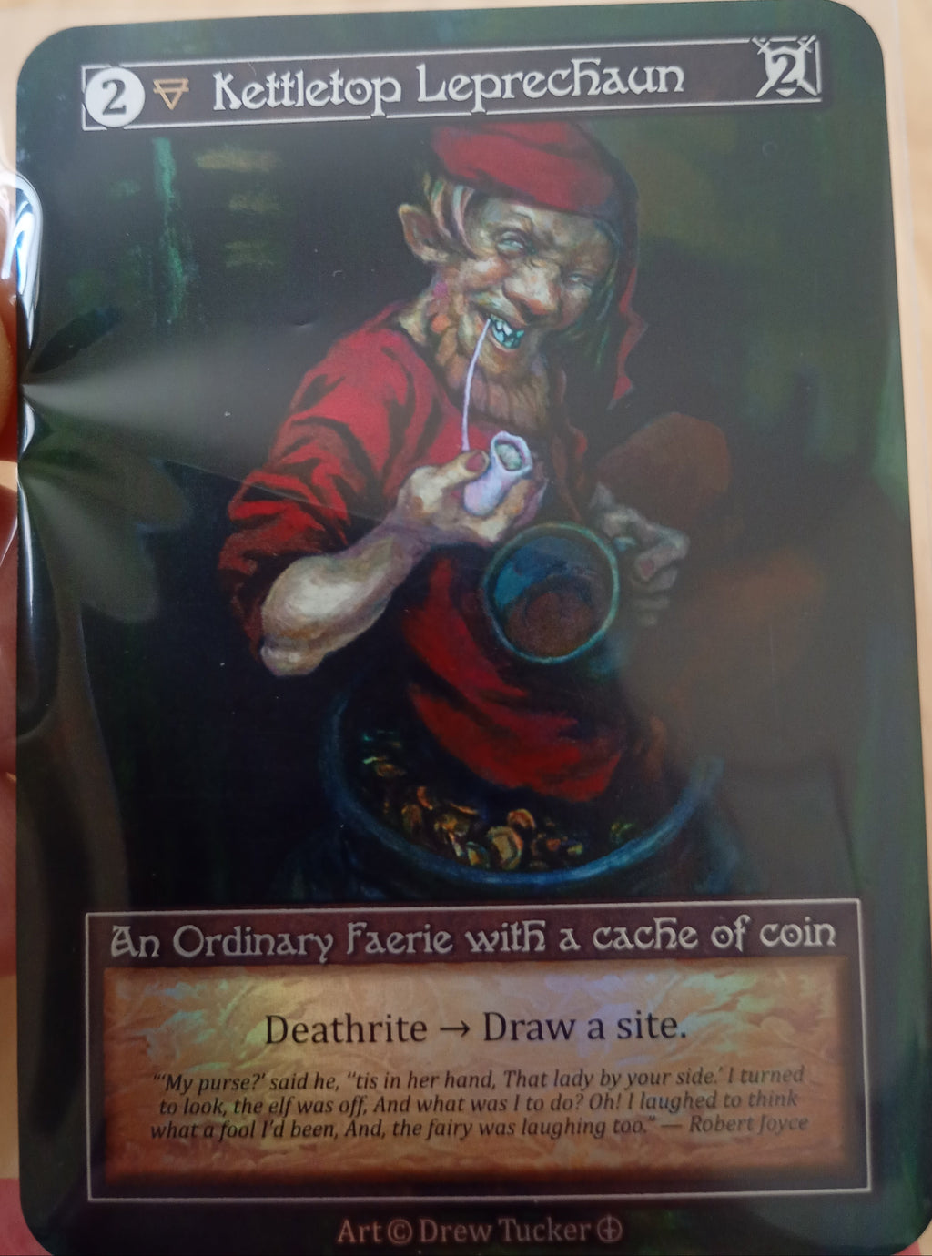 Kettletop Leprechaun FOIL, Arthurian Legends, Sorcery TCG