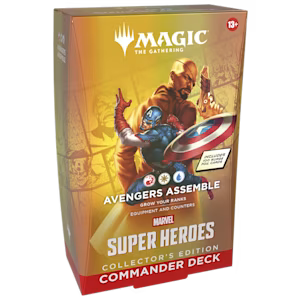 Marvel Super Heroes - Magic: The Gathering®  Commander Deck Collector's Edition (pre-release) 1 ONLY Release Date: Jun 26, 2026