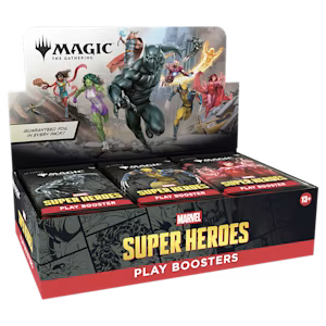 Marvel Super Heroes - Magic: The Gathering® Marvel Super Heroes - Play booster Display (PRE-ORDER) Release Date: Jun 26, 2026