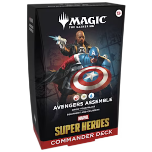 Marvel Super Heroes - Magic: The Gathering®  Commander Deck (pre-order) 1 ONLY Release Date: Jun 26, 2026