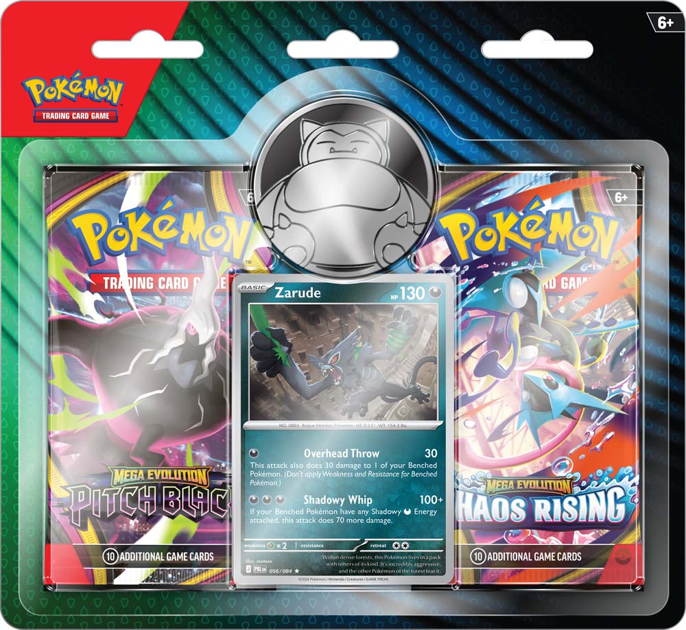 Pokemon TCG: 2-Pack Blister - Pitch black - Chaos rising (PRE-ORDER) Release Date: August 7th 2026