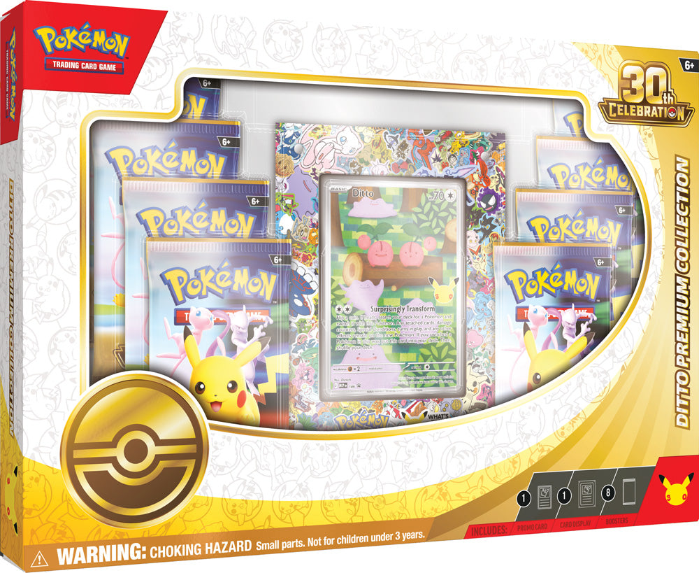 Pokémon TCG: 30th Celebration Ditto Premium Collection - PRE ORDER - Release Date: November 6th 2026