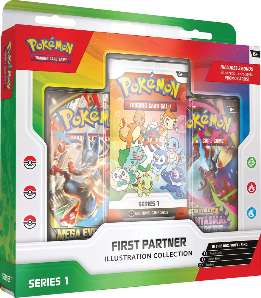 Pokémon TCG: First Partner Illustration Collection—Series 1 (PRE-ORDER) Release date 20th March 2026