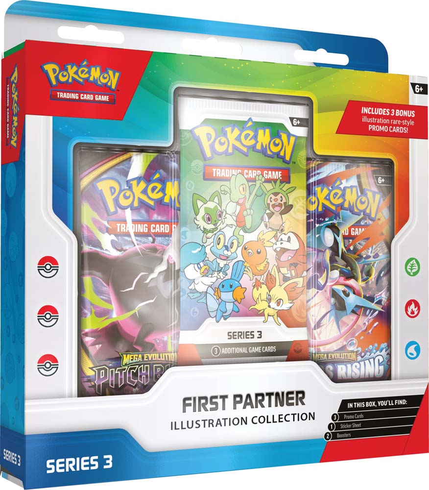 Pokémon TCG: First Partner Illustration Collection—Series 3  (PRE-ORDER) Release Date: August 7th 2026