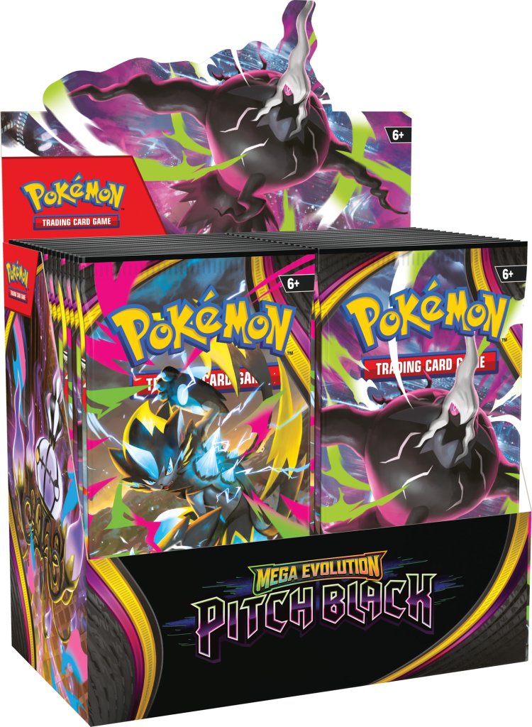 Pokémon TCG: Mega Evolution— Pitch Black Booster Display (PRE ORDER) R –  Magic Red Dragon