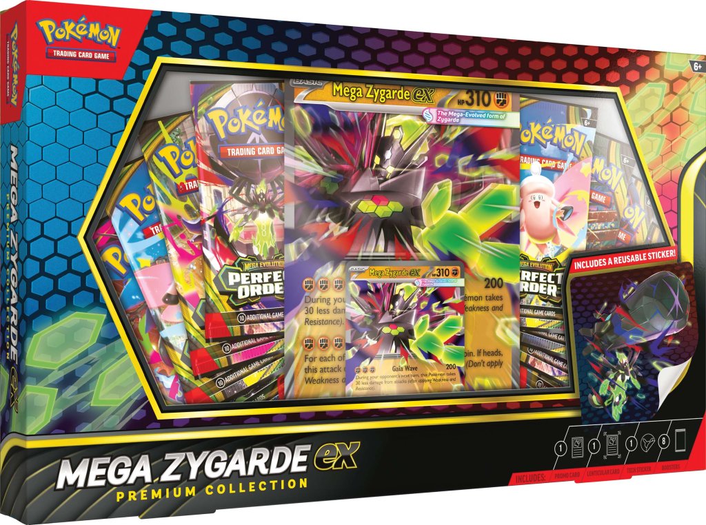 Mega Zygarde ex Premium Collection Sealed Case of 6 - Pokémon TCG
