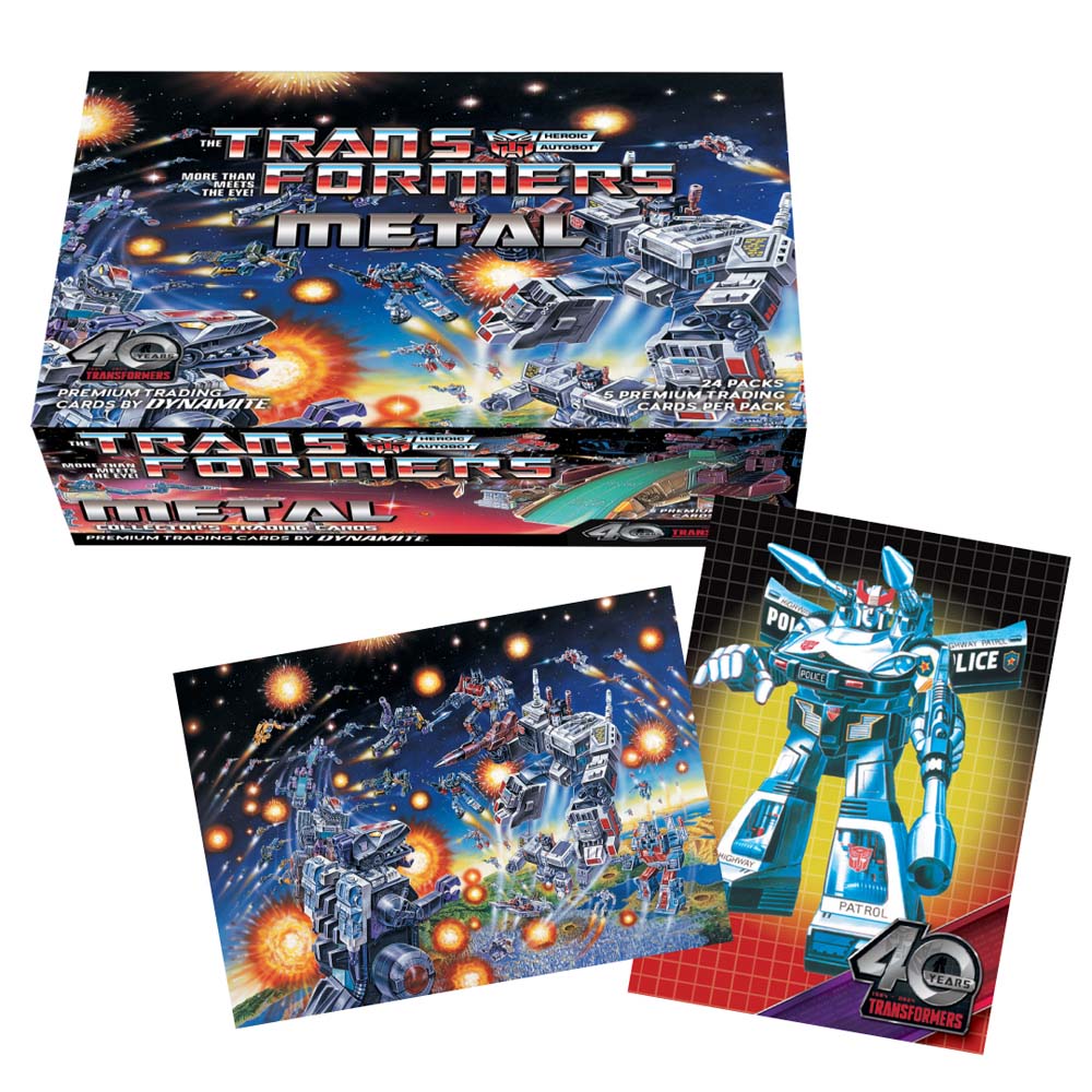 Transformers 40th Anniversary Metal Trading Cards Collector's Set Box: Preorder Release Date: October 2026 (Copy)