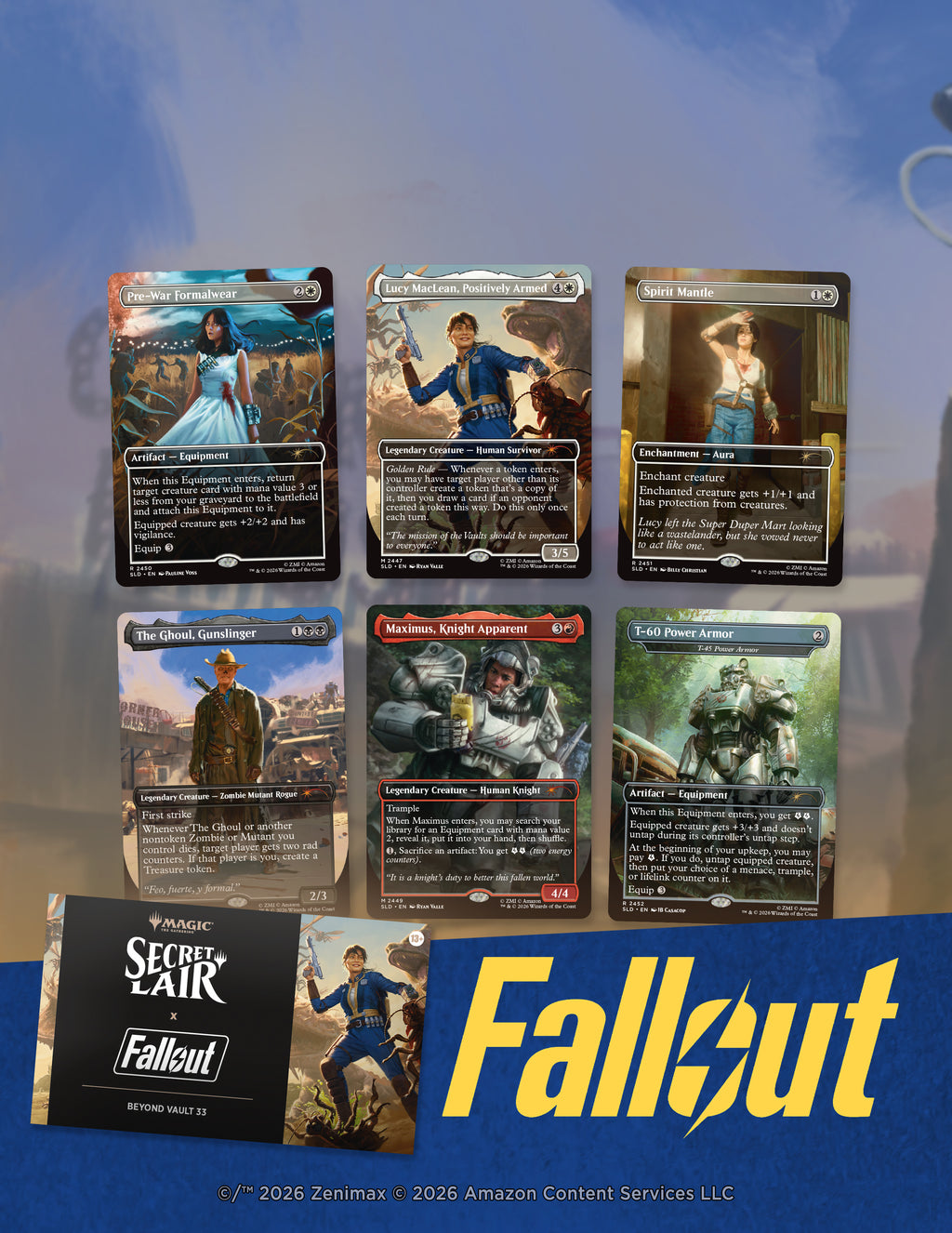 Secret Lair x Fallout®: Beyond Vault 33 - NON-FOIL -