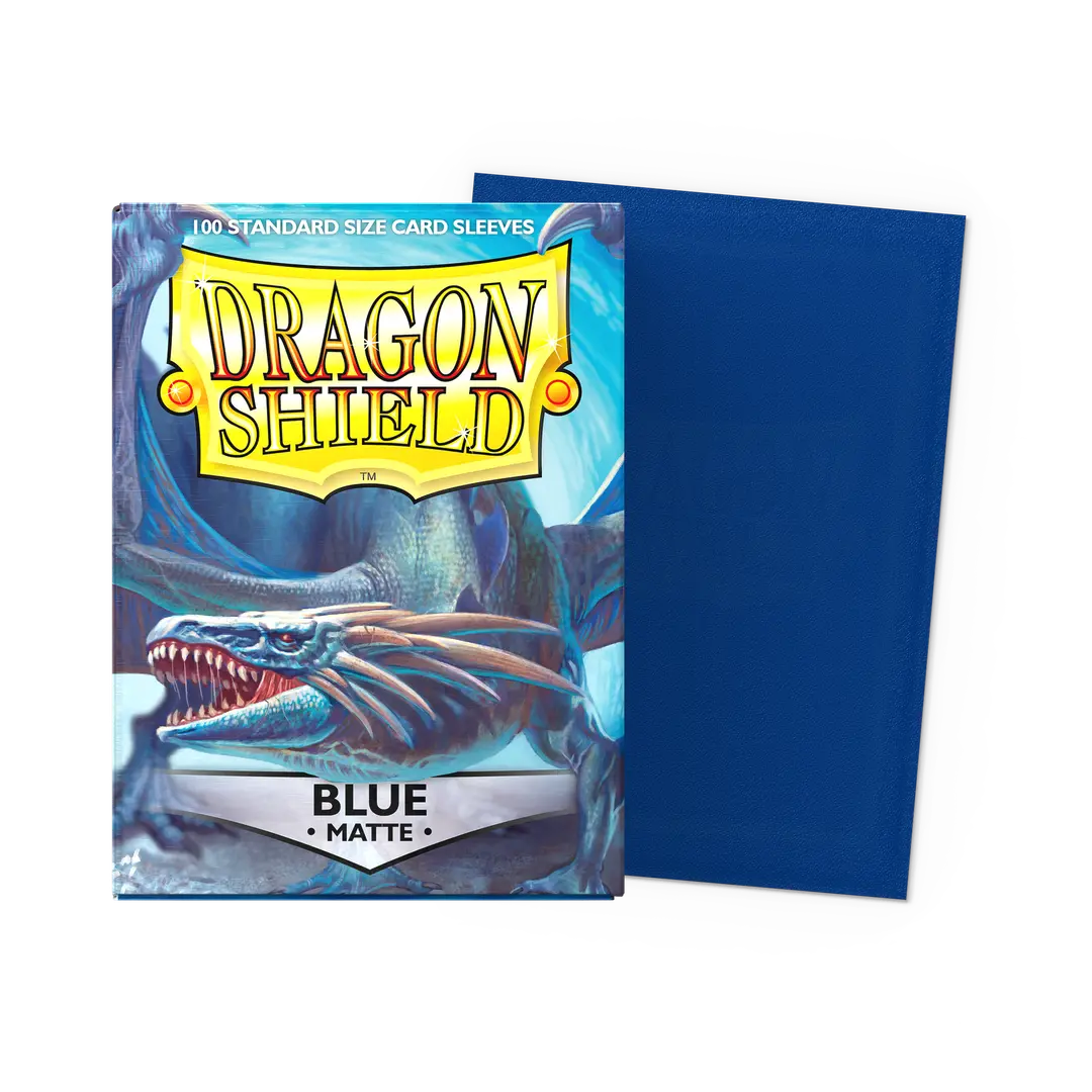 Dragon Shield Sleeves Blue Matte 100 ct