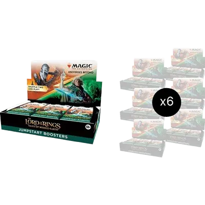 Magic The Gathering: The Lord of the Rings: Tales of Middle-Earth Jumpstart Booster Case Sealed: 6 Boxes