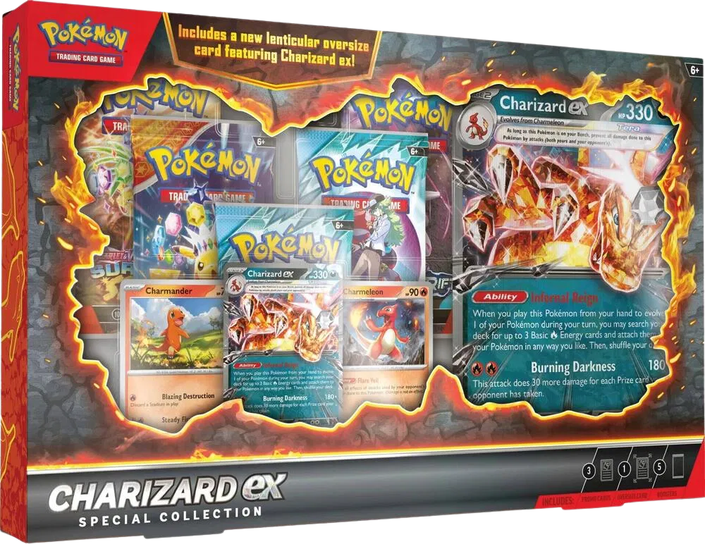 Pokémon TCG: Charizard ex Special Collection  (PRE-ORDER) Arrives:  31st July 2026