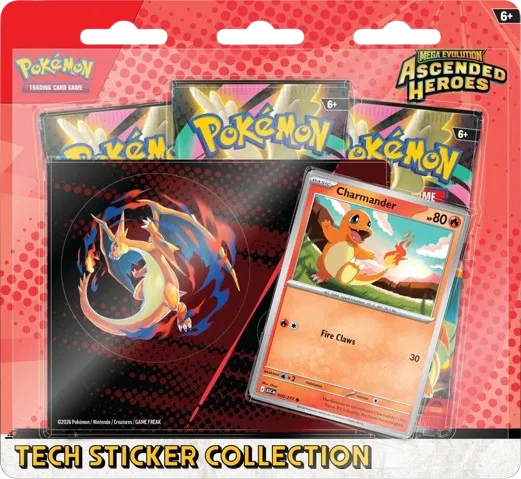 Pokémon TCG: Mega Evolution— Ascended Heroes Tech Sticker Collection